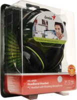Genius HS-400A Headset - Fekete / Zöld