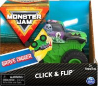 Spin Master Monster Jam Click & Flip Grave Digger hátrahúzhatós autó - Zöld
