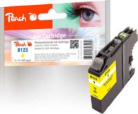 Peach (Brother LC-123Y) Tintapatron Sárga