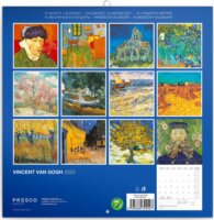 Realsystem 300 x 300mm 2023 Falinaptár - Vincent van Gogh