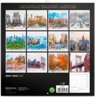 Realsystem 300 x 300mm 2023 Falinaptár - New York