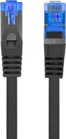 Lanberg S/FTP CAT6a Patch kábel 10m Fekete