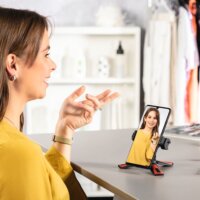 Hama "Pocket II Rotation" Kamera állvány (Tripod) - Fekete/Piros