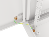Lanberg 19" Fali rack szekrény 12U 600x450mm - Szürke