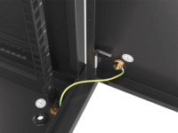 Lanberg 19" Fali rack szekrény 9U 600x450mm - Fekete