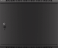 Lanberg 19" Fali rack szekrény 9U 600x450mm - Fekete