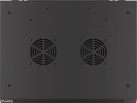 Lanberg 19" Fali rack szekrény 9U 600x450mm - Fekete