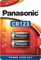 Panasonic CR 123 A Litium Fotóelem (2db/csomag)