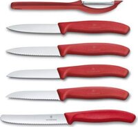 Victorinox Swiss Classic Kés készlet (6db) - Piros