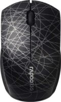 RAPOO 3300P Plus Wireless Egér - Fekete