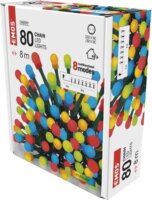 Emos D5AM05 Bel/kültéri LED fényfüzér golyók 8m - Több színű