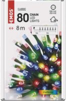 Emos D4AM02 Bel/kültéri LED fényfüzér 8m - Több színű
