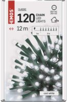 Emos D4AC03 Bel/kültéri LED fényfüzér 12m - Hideg fehér
