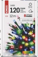 Emos D4AM08 Kül/beltéri LED fényfüzér 12m - Több színű