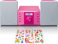Lenco MC-013 Mikro HiFi rendszer - Pink