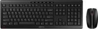 Cherry STREAM RECHARGE Wireless Billentyűzet + Egér (Fekete) - Német
