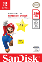 Sandisk 256GB Nintendo Switch microSDXC UHS-I CL10 memóriakártya