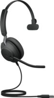 Jabra Evolve2 40 (UC, USB-A) Mono Headset - Fekete