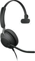Jabra Evolve2 40 (UC, USB-A) Mono Headset - Fekete
