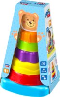Színes macis piramis bébijáték