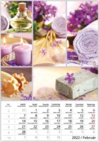 Toptimer 220 x 330mm 2026 Falinaptár - Relax