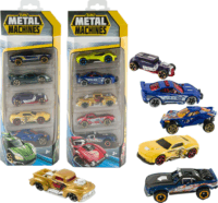 Hausmann Metal Machines 5 darabos kisautó szett (1:64)