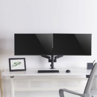 Equip 650133 17"-32" LCD TV/Monitor asztali tartó kar - Fekete (2 kijelző)