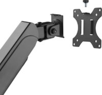 Equip 650133 17"-32" LCD TV/Monitor asztali tartó kar - Fekete (2 kijelző)