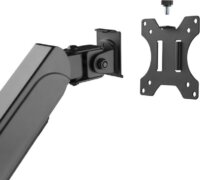 Equip 650134 17"-27" LCD TV/Monitor asztali tartó kar - Fekete (3 kijelző)