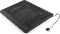 Gembird NBS-1F15-04 15" laptop hűtőpad - Fekete