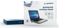 Gembird NBS-1F15-04 15" laptop hűtőpad - Fekete
