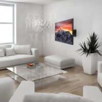 Reflecta FLEXO 40-200B 23"-42" LCD TV/Monitor fali tartó - Fekete (1 kijelző)