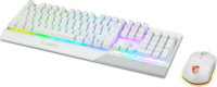MSI Vigor GK30 Combo USB Gaming Billentyűzet + Egér (Fehér) - Angol (US)