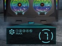 Conceptronic THYIA02B Ergo 17" laptop hűtőpad - Fekete