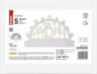Emos DCWW04 5 LED-es karácsonyi betlehem asztali dísz