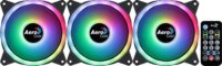 Aerocool Duo 12 Pro 120mm PWM Rendszerhűtő (3db/csomag+Vezérlő+HUB)