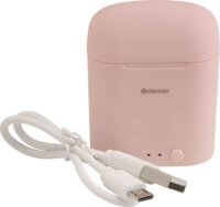 Denver TWE-46 Bluetooth Headset - Rózsaszín