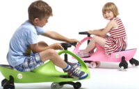 BoboCar Mobil járgány gumikerékkel - Pink