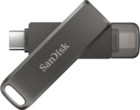 Sandisk 128GB iXpand Flash Drive Luxe USB 3.1 Pendrive - Fekete