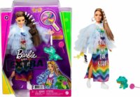 Mattel Barbie Fashionistas: Extravagáns barna hajú baba