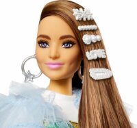Mattel Barbie Fashionistas: Extravagáns barna hajú baba