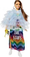 Mattel Barbie Fashionistas: Extravagáns barna hajú baba