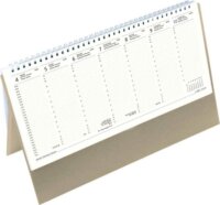 Toptimer 325 x 155mm 2022 Asztali naptár - Bézs