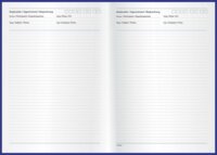 Toptimer Traditional A4 Tárgyalási napló - Fekete