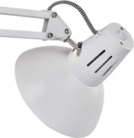 Emos Dustin E27 Asztali lámpa Fehér