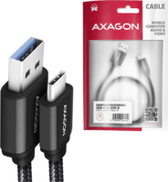 Axagon BUCM3-AM20AB SuperSpeed USB-C apa - USB-A apa Adat és töltő kábel (2m)