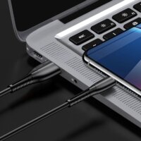 USAMS U35 USB apa - Lightning apa Adat és töltő kábel (1m)