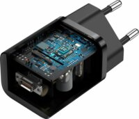 Baseus Super Si Hálózati USB-C töltő (25W) - Fekete