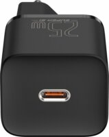 Baseus Super Si Hálózati USB-C töltő (25W) - Fekete