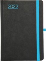 Toptimer Nero A5 2026 Heti naptár - Fekete/kék